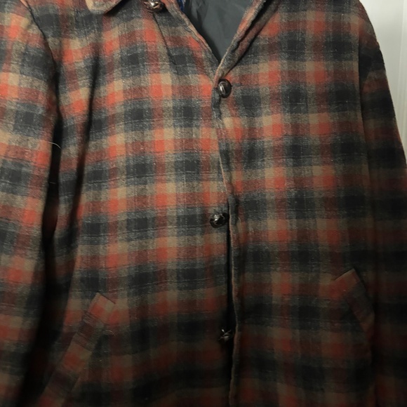 Pendleton Unisex USA Made Pure Virgin Wool Flannel Style Light Jacket Button-up - Picture 2 of 6